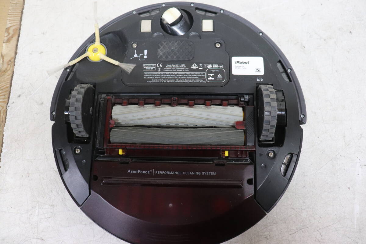 Y12/002 iRobot ロボット 掃除機 Roomba ルンバ 870/871 2台 セット 付属品大量 通電確認済み ジャンク_画像7