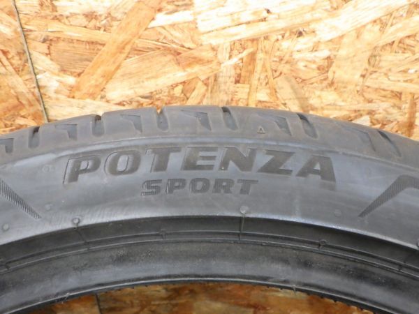 ☆未使用品☆ ブリヂストン POTENZA SPORT 235/40R20 96Y 2021年製 2本【夏タイヤ/20インチ】手渡し可の画像6