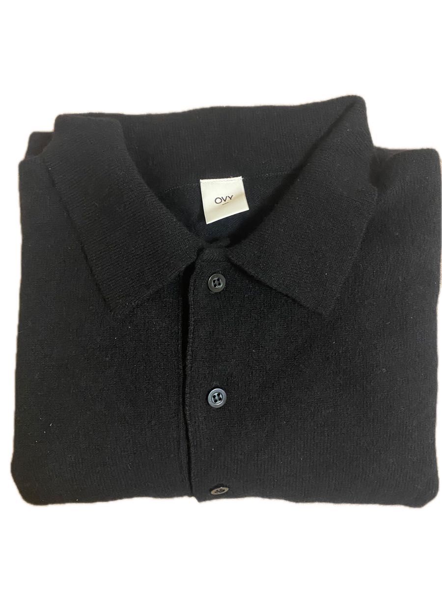 美中古 OVY Wool Cashmere Warm Knit Polo  Lサイズ　KAJA ニットポロシャツ ニット