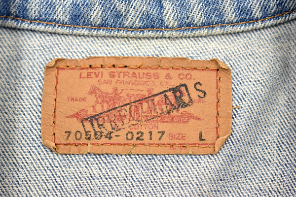 G-985★Levi's リーバイス 70504-0217 70504-0233★1991年10月製造 90s 日本製 ヴィンテージ デニム ジャケット G ジージャン Ｌ_画像4