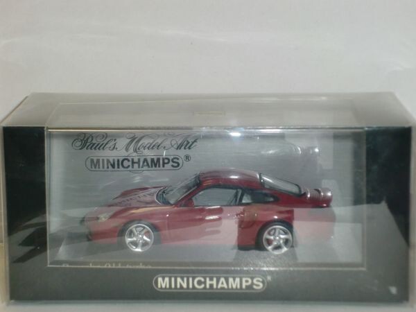 ☆1/43 MINICHAMPS Porsche 911 turbo 2000 赤