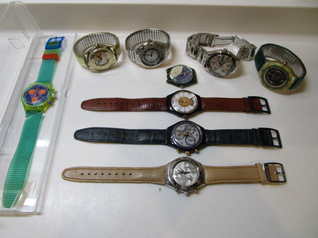 ■■■Swatch スウォッチ 腕時計 自動巻 3針 デイト 裏スケ クロノグラフ スケルトン 美USED 写31 ■■■_画像1