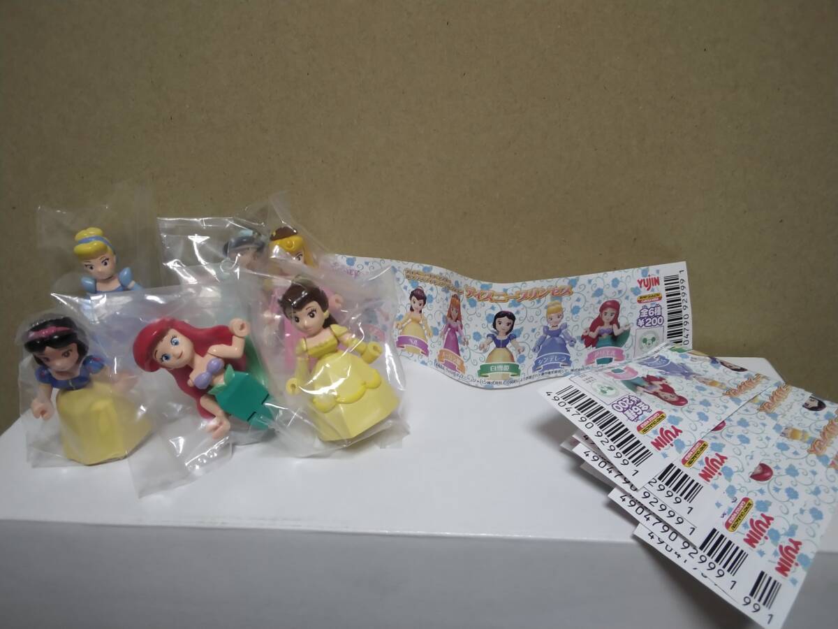 ディズニーキャラクター ボックスフィギュア コレクション ディズニー プリンセス 全6種類 未使用品