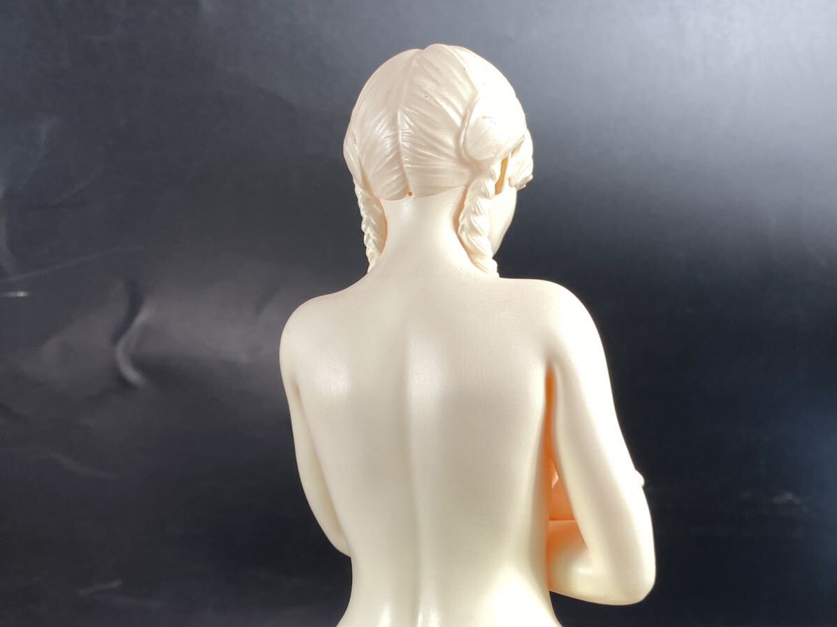 【福蔵】超大型 西洋美術 置物 美人 裸婦 ヌード 樹脂製 少女 女神 女性 高36cm_画像9