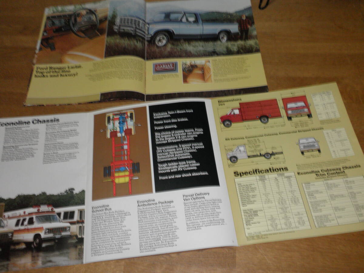 1980年/1982年　フォード　ピックアップ・エコノライン　2点_画像3