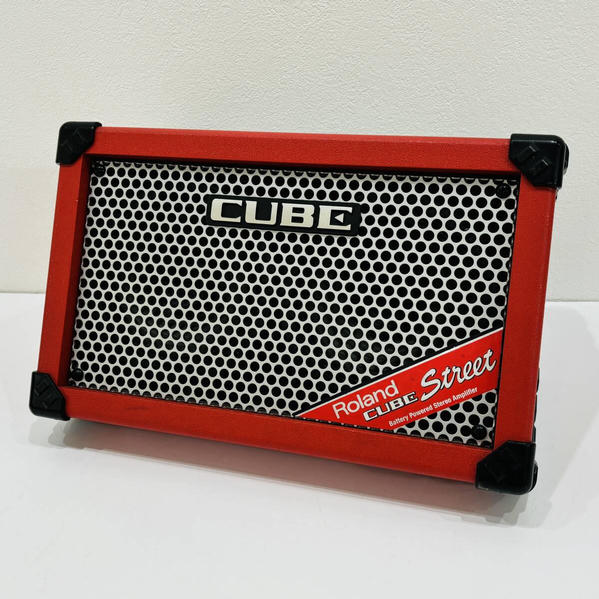 ●ローランド CUBE Street ギターアンプ Roland レッド キューブストリート 音響機材 ステレオアンプ B911_画像1