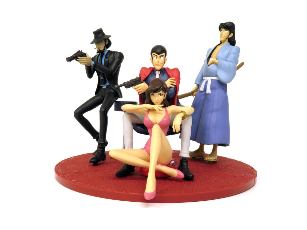 16359 美品 Lupin the Third ルパン三世 ルパンファミリー ルパン一味 フィギュア 4体 セット コレクション ルパン 次元 五右衛門 峰不二子_画像1