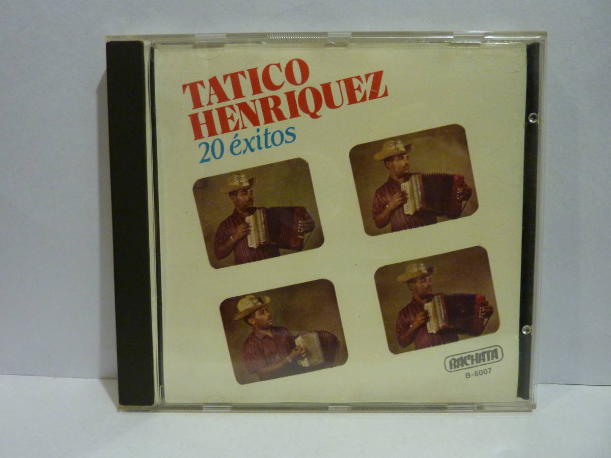 海外盤【CD】TATICO HENRIQUEZ 20 exitos【中古品】B-6007　ラテン　アコーディオン　メレンゲ_画像1