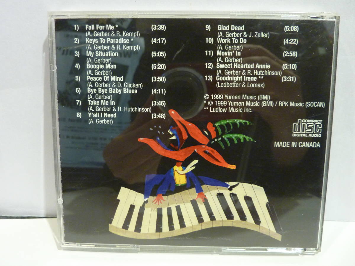 カナダ盤【CD】Alan Gerber／The Boogie Man　アラン・ガーバー【中古品】AGCD-99811_画像2