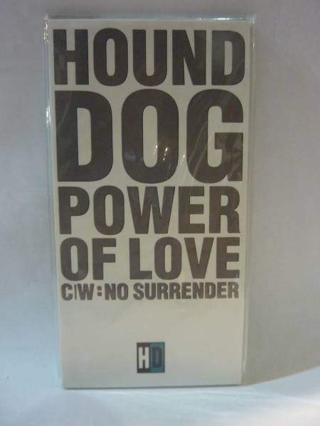 【CDシングル】ハウンドドッグ　HOUND DOG　POWER OF LOVE／NO SURRENDER【未開封新古品】AMDX-6118_画像1