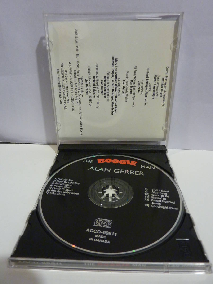 カナダ盤【CD】Alan Gerber／The Boogie Man　アラン・ガーバー【中古品】AGCD-99811_画像4