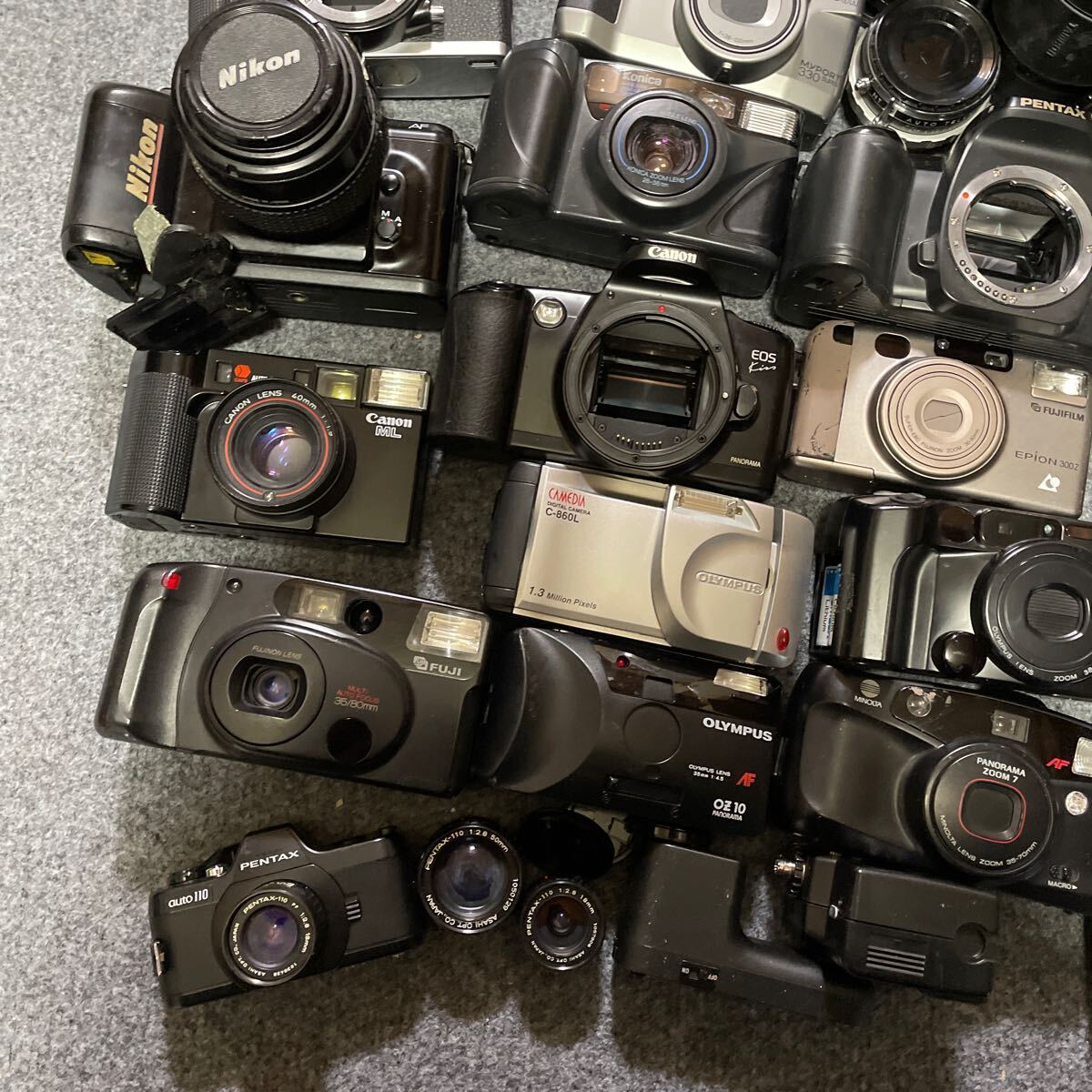 ジャンク まとめ 大量 フィルムカメラ PENTAX FUJIFILM CANON A1370000の画像4