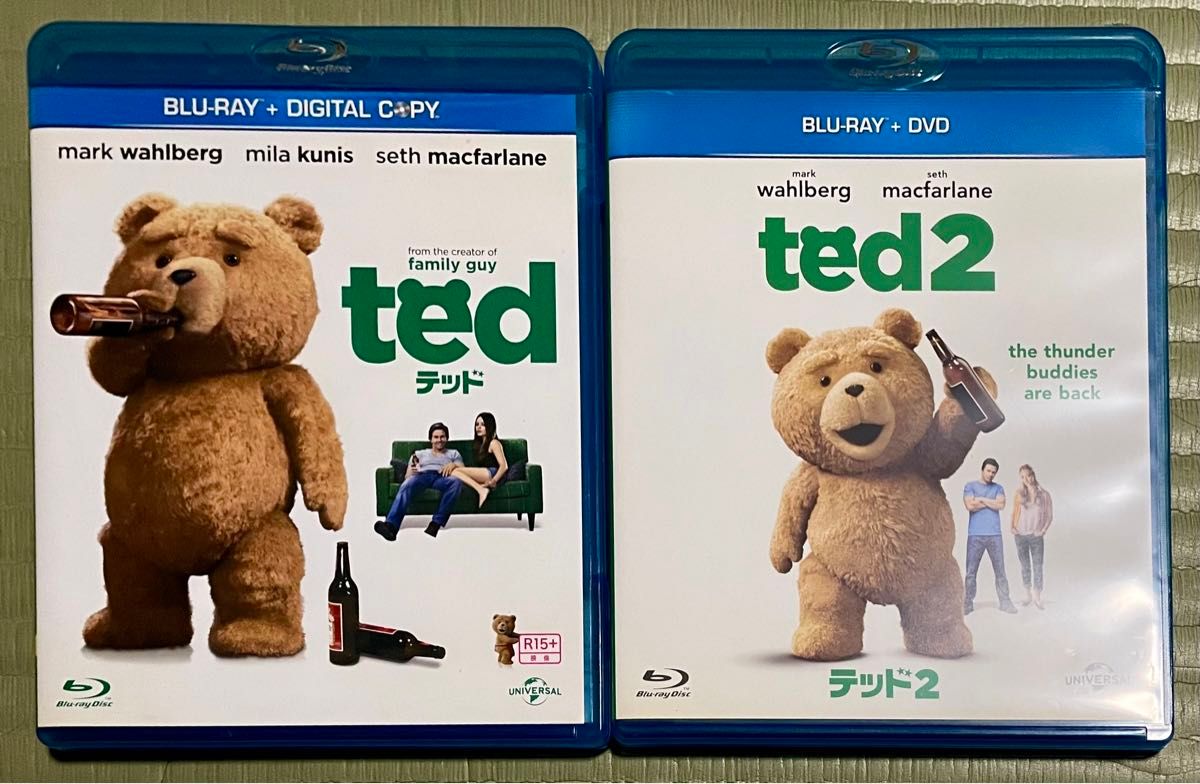 テッド Blu-ray ted ブルーレイ 洋画 2作品セット 豪華特典映像多数収録 未公開シーン メイキング 中年テディーベアー