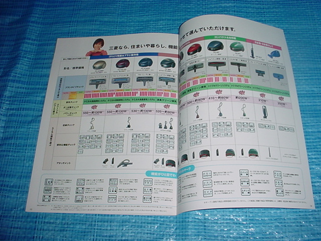 1997年9月 三菱  掃除機 風神のカタログ 森尾由美の画像9