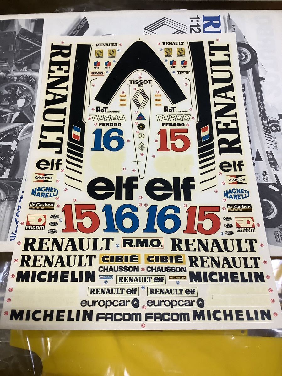 タミヤ ビッグスケールシリーズ 1/12 ルノーRE20 ターボ_画像3