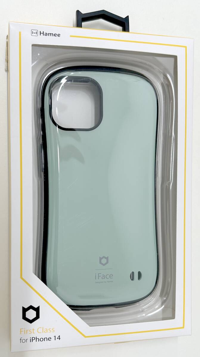 iPhone 14専用ケース - iFace First Class KUSUMI（グリーン）_画像1