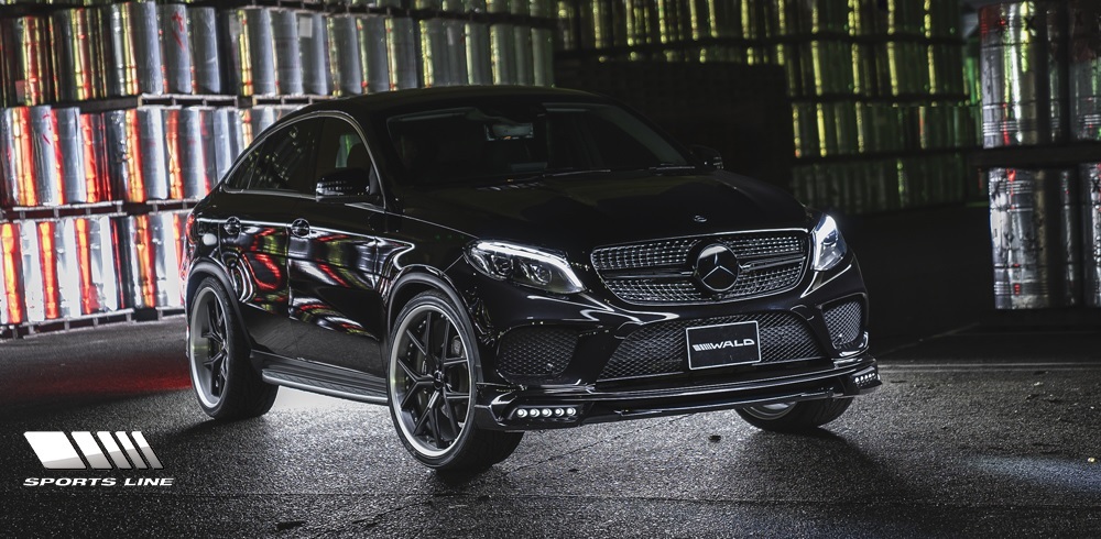 【WALD SPORTSLINE】 Mercedes-Benz C292 GLE クーペ 2Pキット フロントスポイラー リアスカート 2016y~ FRP製 スポイラー 2点キット_画像1