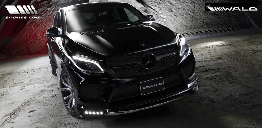 【WALD SPORTSLINE】 Mercedes-Benz C292 GLE クーペ 2Pキット フロントスポイラー リアスカート 2016y~ FRP製 スポイラー 2点キット_画像5