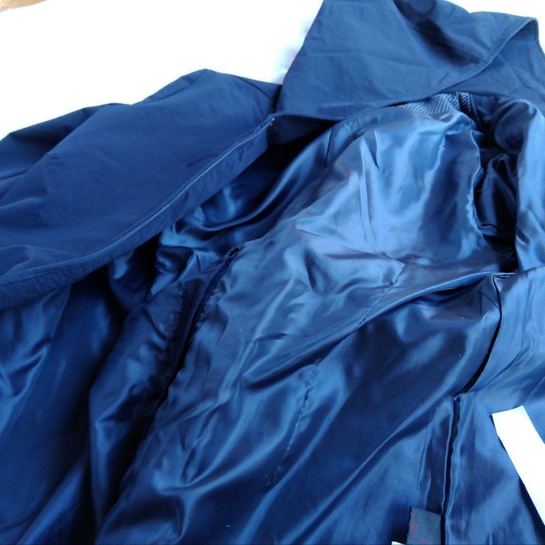 【美品】★toujours de cuse　紺色　ジャケット　スプリングコート　クリーニング済_画像9
