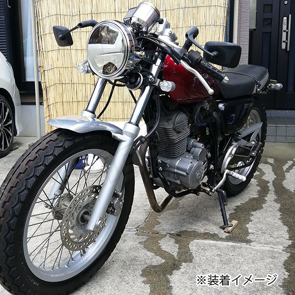 BigOne コスパ良 GL400 CBX400F GB250 クラブマン CB400SF ジェイド JADE CB-1 CB750 CB100SF ヘッド ライト ケース メッキ ミラー レンズ_画像10