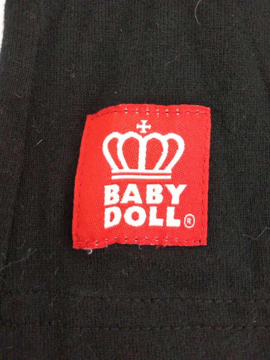 【お買得！】★BABY DOLL/ベビードール★子供服　長袖Ｔシャツ　黒　白・ピンク　ロゴ　スリーライン　120㎝　　_画像8