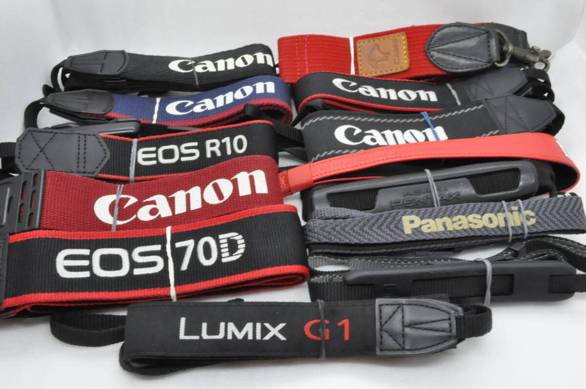 【大量　まとめ】カメラ ストラップ ニコン Nikon キャノン Canon ペンタックス Pentax フジ Fuji Lumix G1 ＃24211_画像1