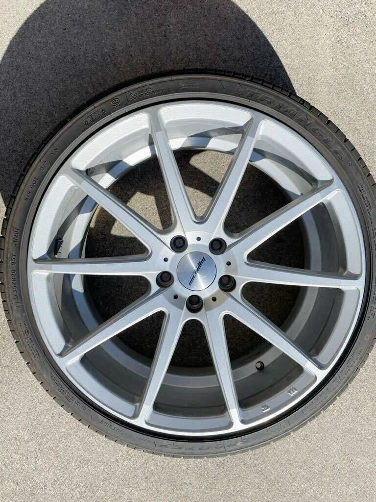 MLJ ハイペリオン CVX 20インチ 245/35R20溝有タイヤ付き コンケイブ_画像2