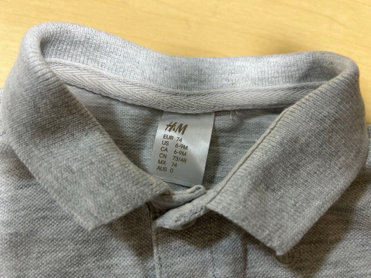 H&M  ポロシャツ 半袖 6-9M