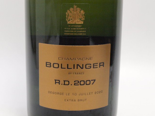 ★★BOLLINGER ボランジェ R.D.2007 エクストラ ブリュット 750ml/12.5% 箱/冊子付★AY113019_画像2