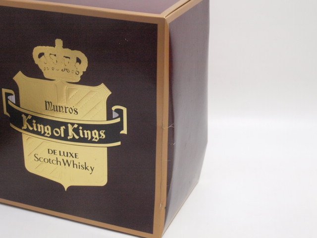 ★★Munro's King of Kings マンローズ キングオブキングス 陶器 750ml/43% 箱/替栓付★AKA84047_画像10