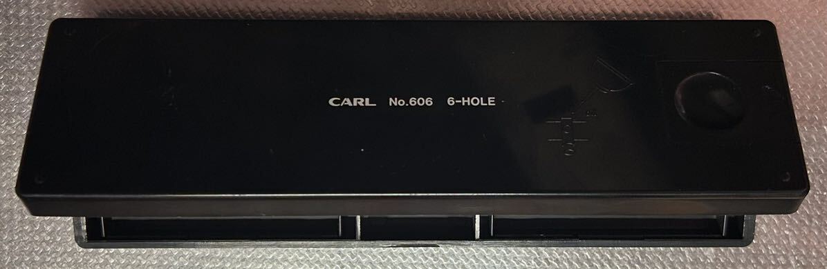 CARL 6-HOLE PUNCH stationery Karl office work machine NO.606 6 hole punch Karl 