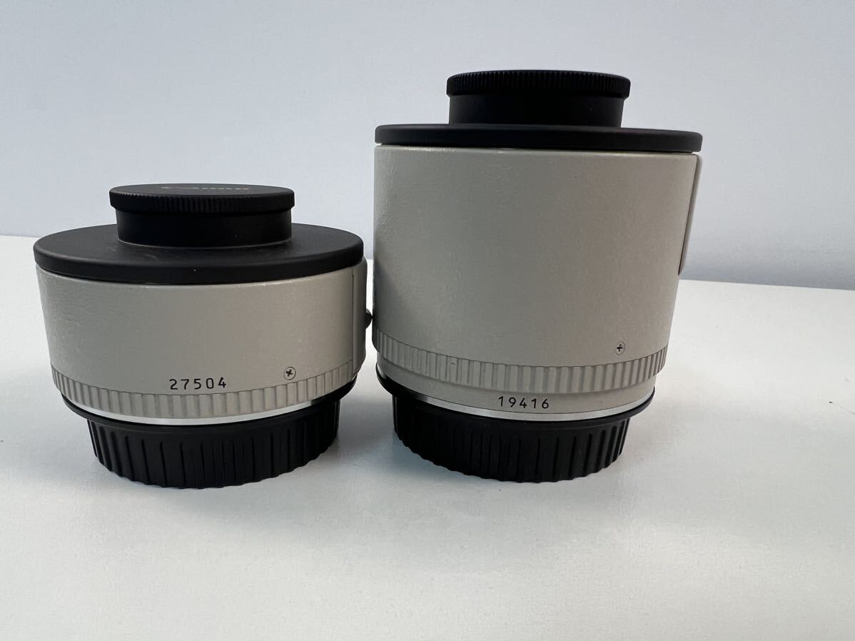 【3/24E3】Canon EXTENDER エクステンダー EF 2x 1.4x レンズ 動作未確認_画像2