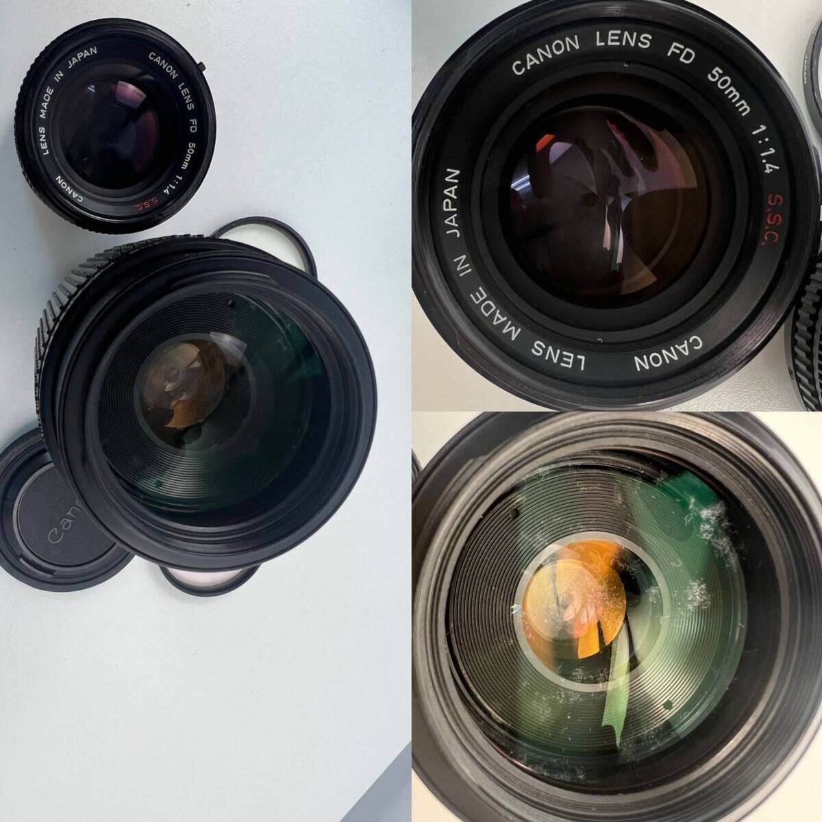 4/76E】Canon A-1 フィルムカメラ レンズ 50mm 1:1.4 75-200mm 1