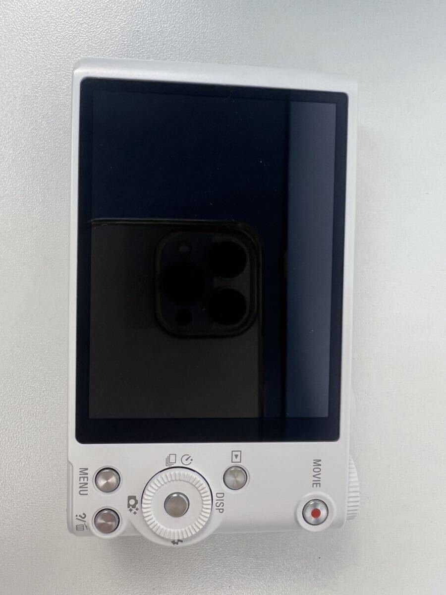 【3/80E】SONY デジタルカメラ ホワイト DSC-WX350 動作確認済_画像3