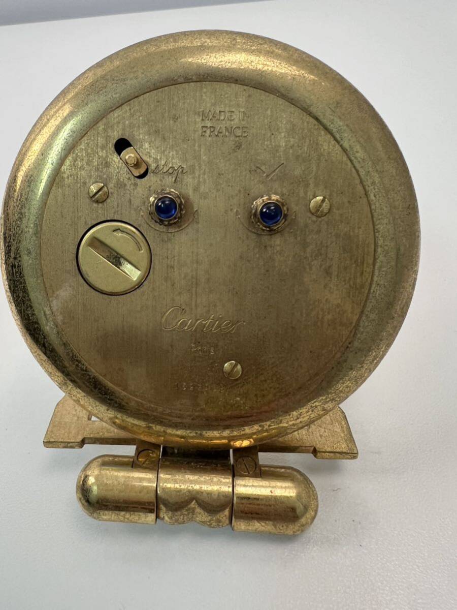 Cartier put clock operation not yet verification antique [3/26E]