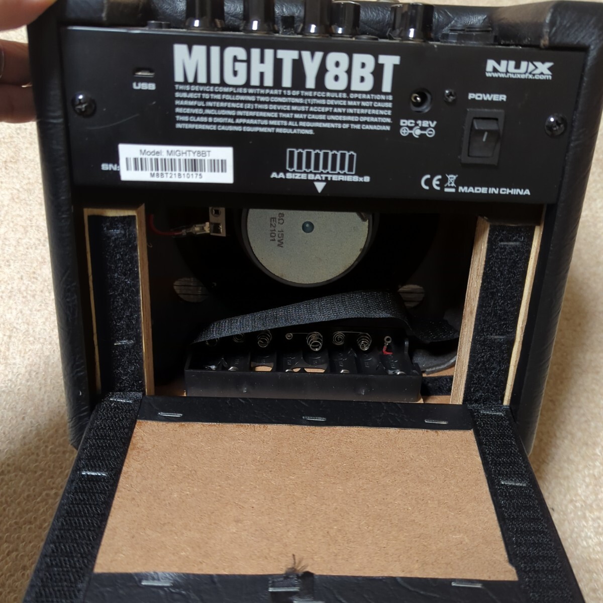 ギターアンプ nux mighty8BT bluetooth _画像3