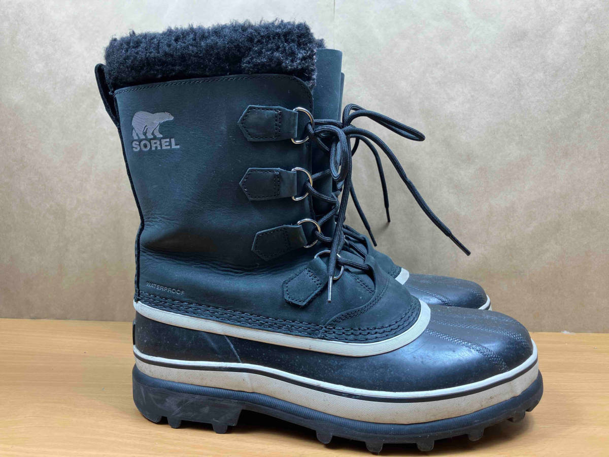 【送料無料】＜希少品＞SOREL/ソレル Caribou/カリブー US10 28cm ネイビースノーブーツ/ウインターブーツ 防水/防寒_画像2