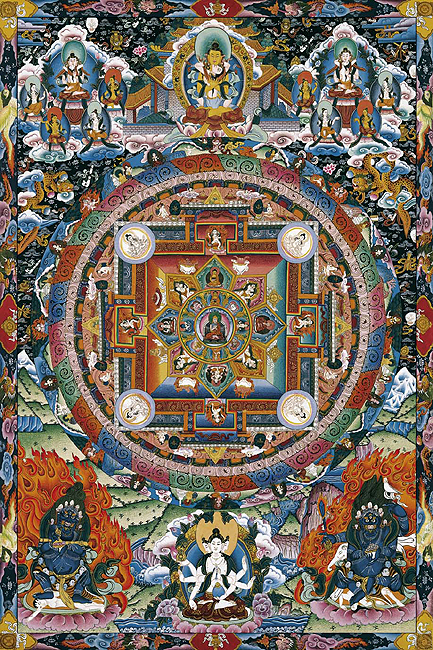 完璧 2点 23-041+aa257 廃盤 1000ピース Mandala Buddhist 2016ピース+