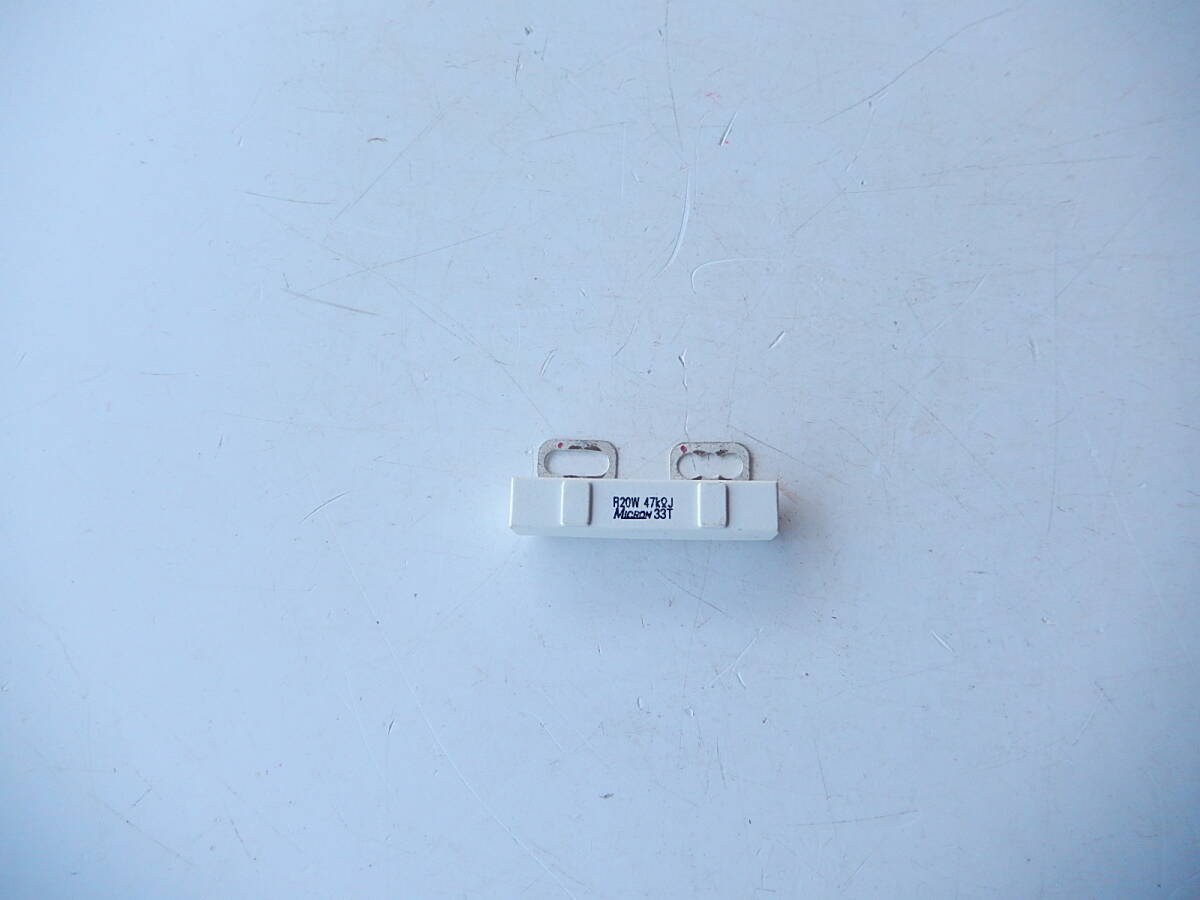 10個 Micron R20W 47KΩJ 33T Ceramic Resistor セラミック 抵抗 10個 Micron R20W 47KΩJ 33T Ceramic Resistor セラミック 抵抗