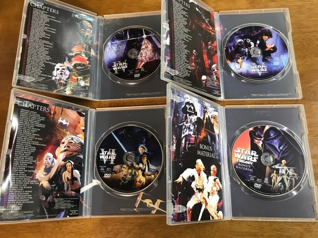 J6/4枚組DVD-BOX スター・ウォーズ トリロジー ※各、リーフレット付き_画像4