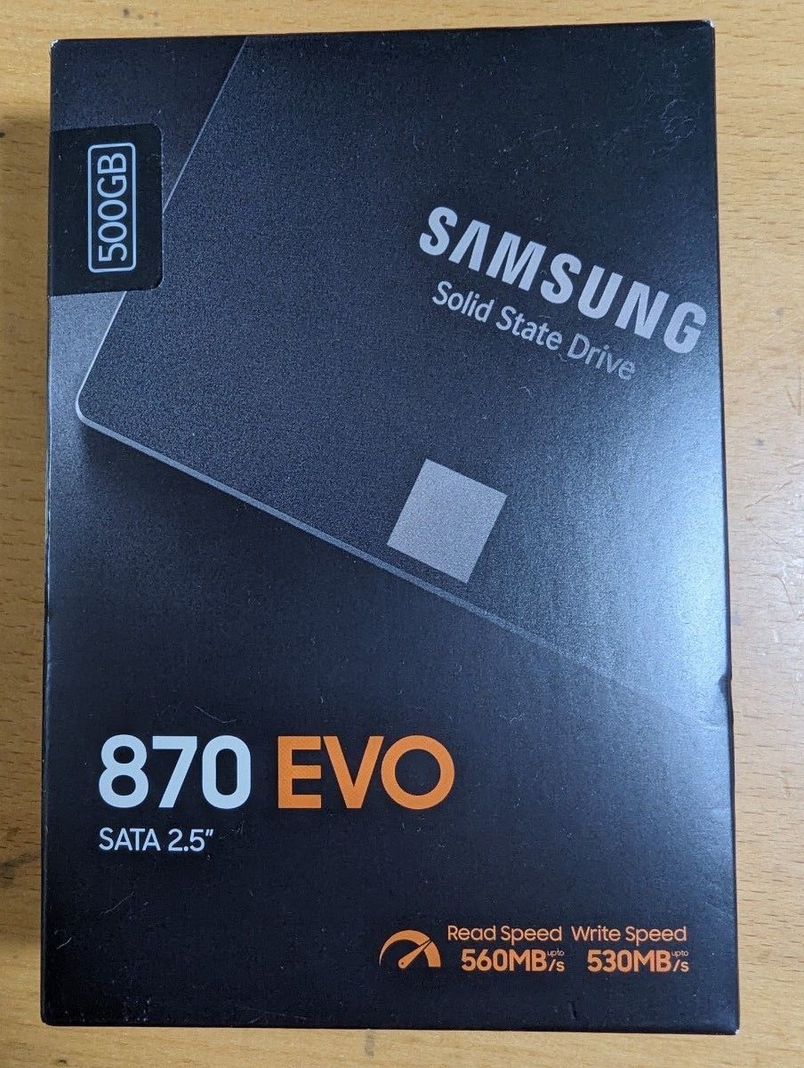 Samsung サムスン SSD 870 EVO SATA 500GB　新品未開封　値下げ