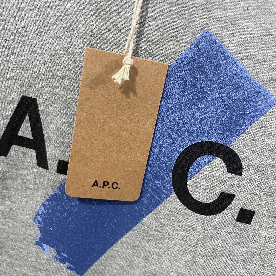 アーペーセー A.P.C. スウェット トレーナー 長袖 SHIBAグレー M_画像4