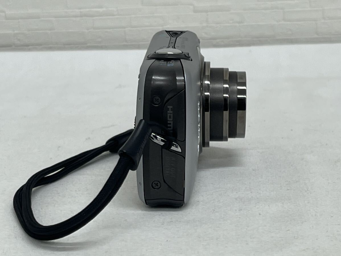 Canon IXY 930 IS デジカメ PC1437 動作OK シルバー バッテリー,アダプター,箱付きの画像5