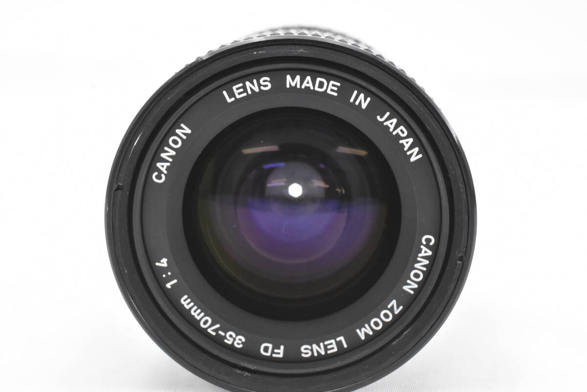 Canon キヤノン AV-1 ブラック / Canon New FD35-70mm F4 ズームレンズ (t5715)_画像10