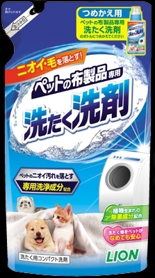 まとめ得 ペットの布製品専用　洗たく洗剤　つめかえ用 　 ペット用品 x [5個] /h_画像1