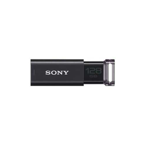 まとめ得 ソニー USB3.0対応 USBメモリー ポケットビット 128GB(ブラック) USM128GU-B x [2個] /l_画像1
