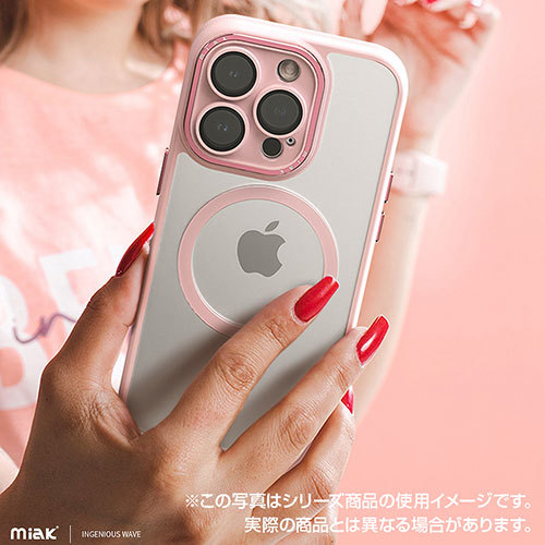 まとめ得 miak ミアック レンズガード一体型MagSafe対応クリアケース for iPhone 15 Plus ピンク MA52199i15PL x [2個] /l_画像6