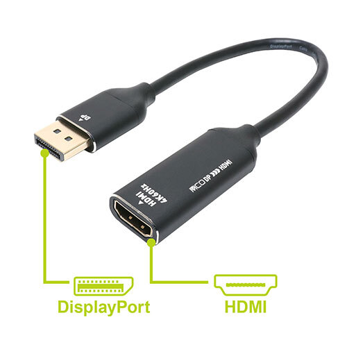MCO DisplayPort-HDMI変換アダプタ 4K DP-HDA4K2/BK /l_画像4