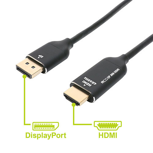 まとめ得 MCO DisplayPort-HDMI変換ケーブル 4K 2m DP-HDC4K20/BK x [2個] /l_画像3
