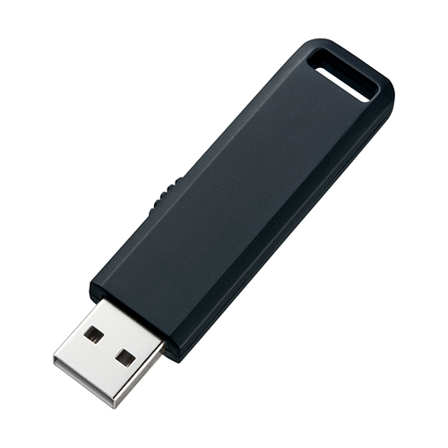 サンワサプライ　USB2.0メモリ　UFD-SL8GBKN /l_画像1